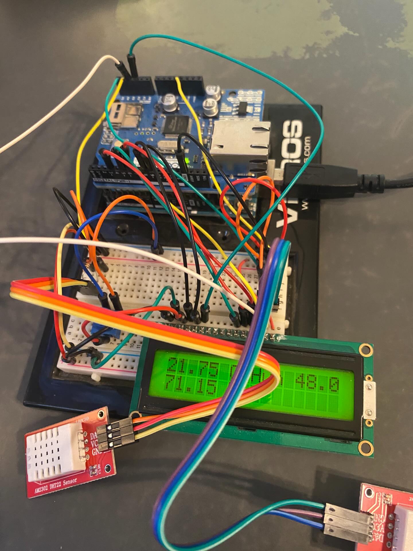 Second revision garage temperature probe controller with Ethernet connectivity and multiple sensor inputs